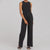 Variant image for Dam Jumpsuit Elegant Långärmad Mjuk Polyester med Midjebälte-8