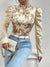 Variant image for Dam Satin Top Blommönster Elegant-19