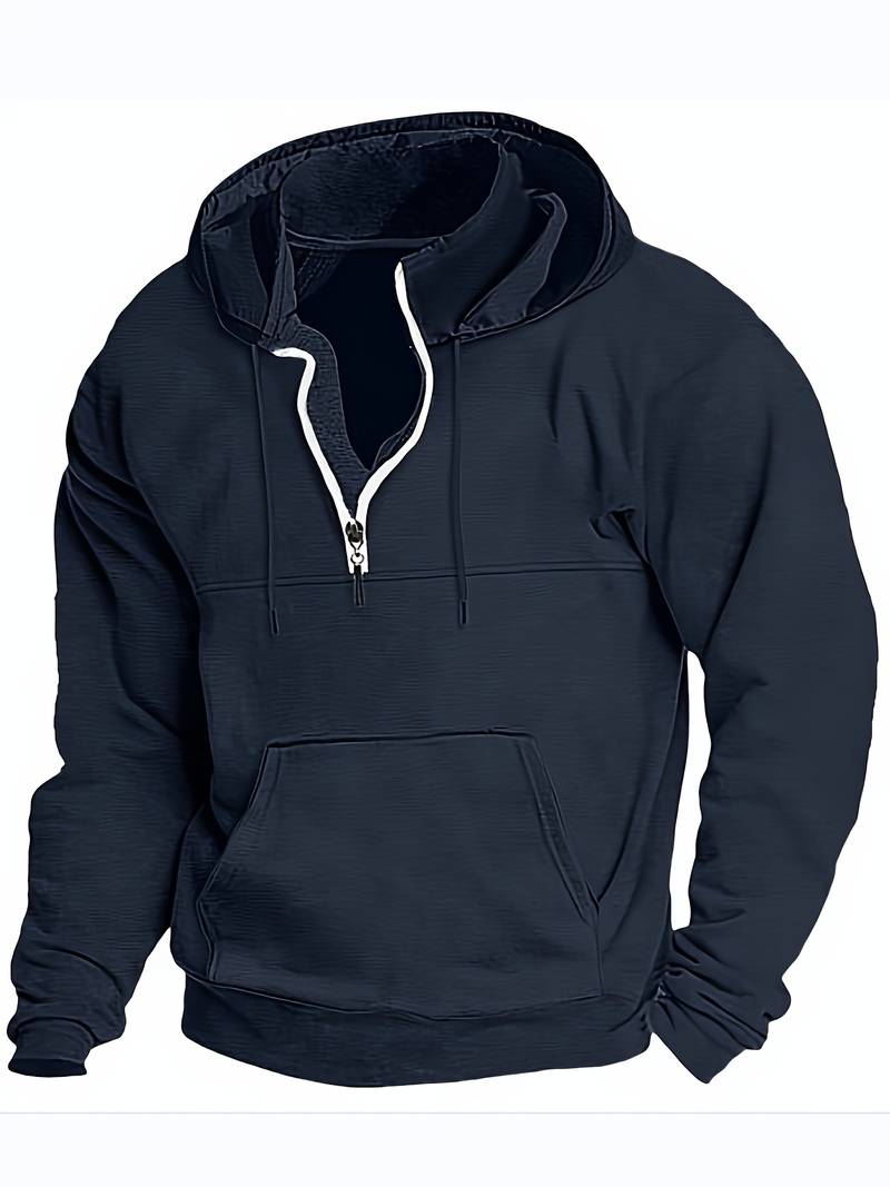 Variant image for Herrar Hoodie Avslappnad Bomull för Fritid och Aktiviteter-15