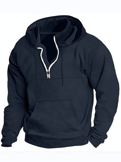 Variant image for Herrar Hoodie Avslappnad Bomull för Fritid och Aktiviteter-15
