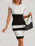 Variant image for Dam Klänning Färgblock Figur-Hugging Polyester Modern Design-33