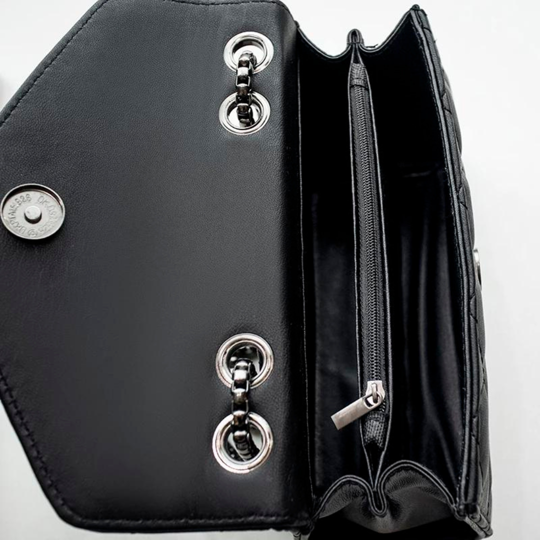 Lyxig Quiltad Crossbody Tassel Handväska