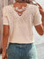 Variant image for Dam T-shirt Spetsdetaljer Mjuk Bomull-5