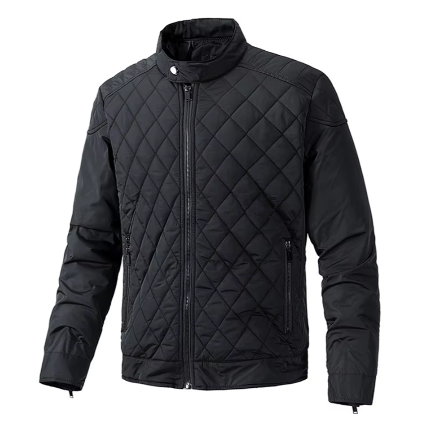 Bomberjacka med vaddering i bomull för män