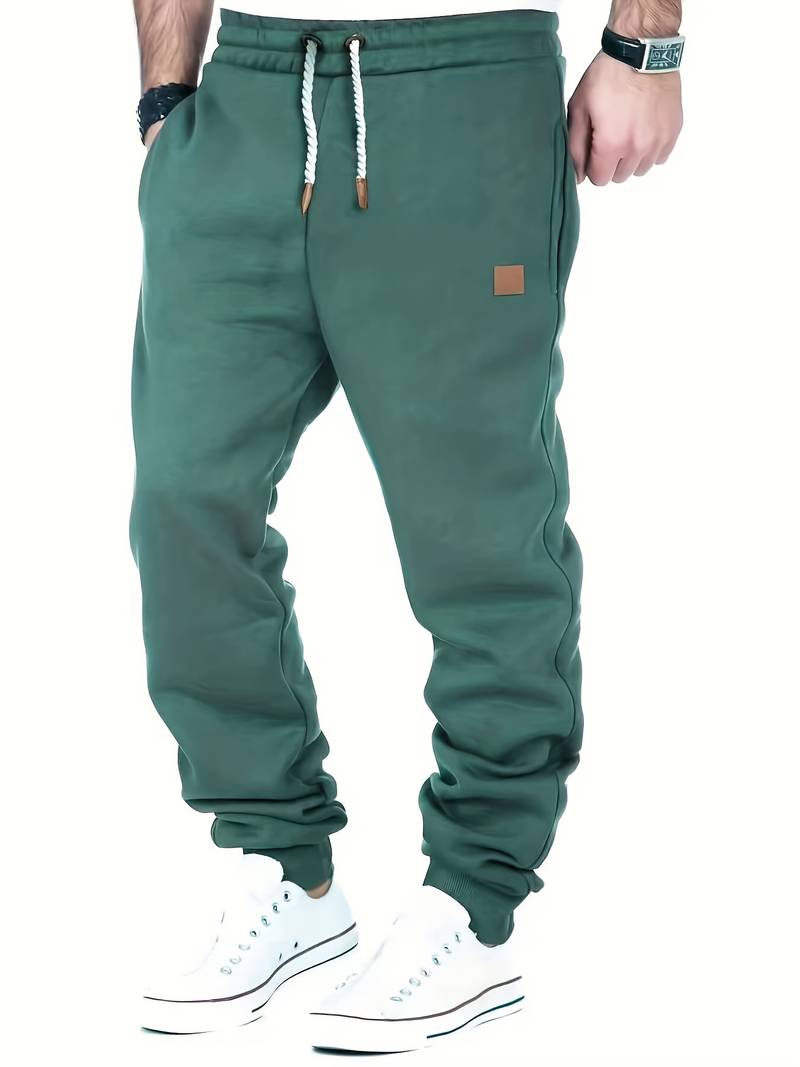 Variant image for Herrbyxor Löst Sittande Casual med Sladddragning 100% Bomull-17