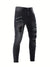 Herr Biker Jeans Avslappnad Denim Med Quiltade Detaljer-5