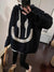 Dam Hoodie Leende Design Justerbar Sladd 100% Bomull-5