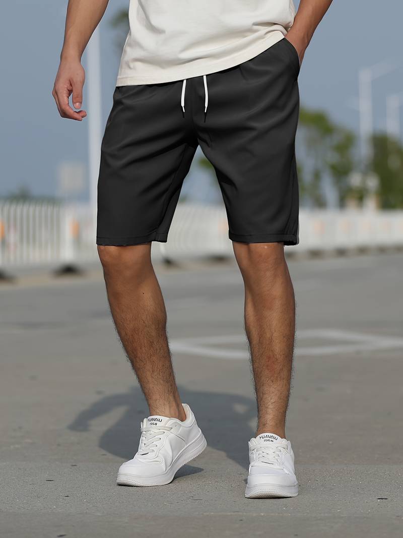 Variant image for Herr Shorts Avslappnat Cordmaterial Justerbar Snörning-28