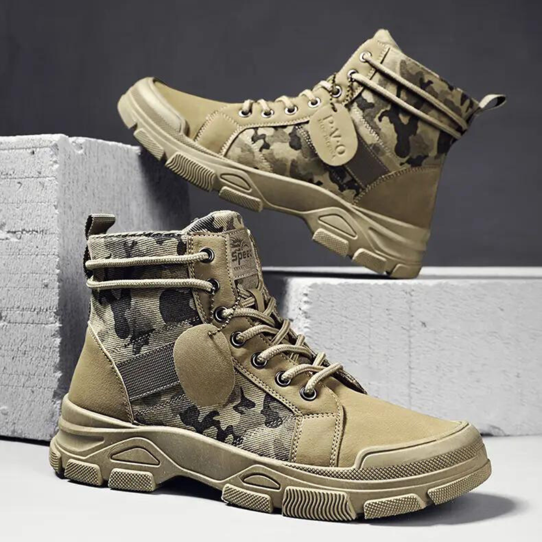 Camo-stövlar för män