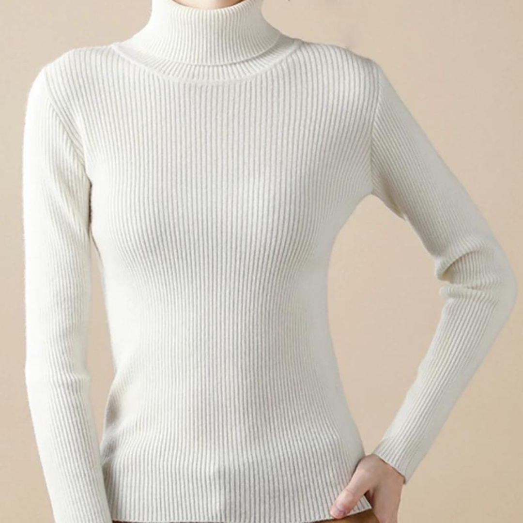 Kashmir Turtleneck Sweater för kvinnor