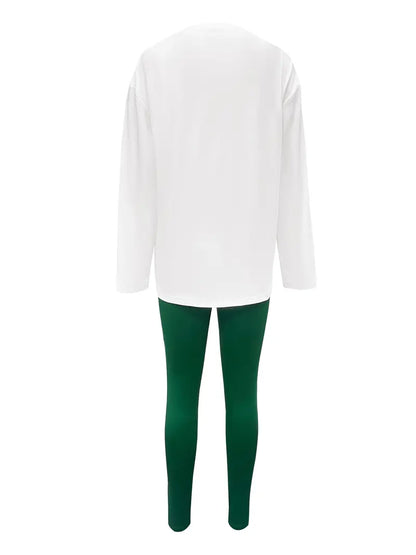 Dam Långärmad T-Shirt Rundhalsad 100% Bomull-2