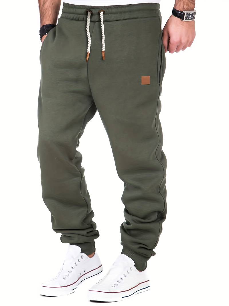 Variant image for Herrbyxor Löst Sittande Casual med Sladddragning 100% Bomull-1