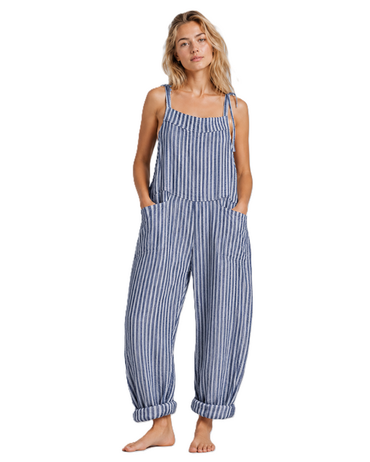 Damernas Baggy Jumpsuit Lätt Flödande Material