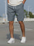 Herr Shorts Avslappnat Cordmaterial Justerbar Snörning-3