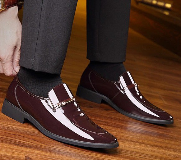 Lyxiga Läderstil Loafers