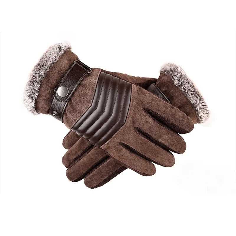 Casual Läderstil handskar för män