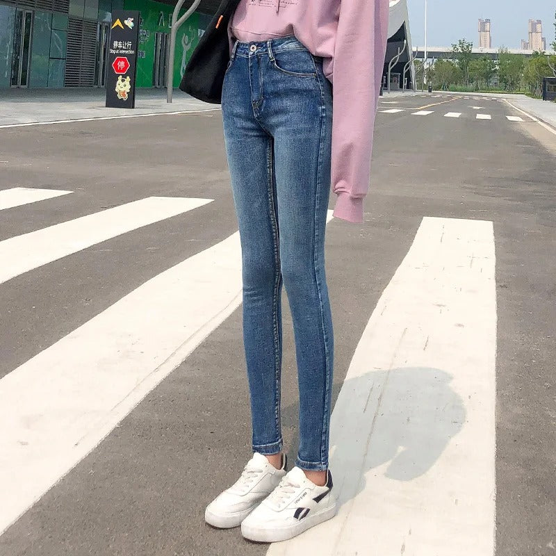 Kvinnors Klassiska Stretchjeans
