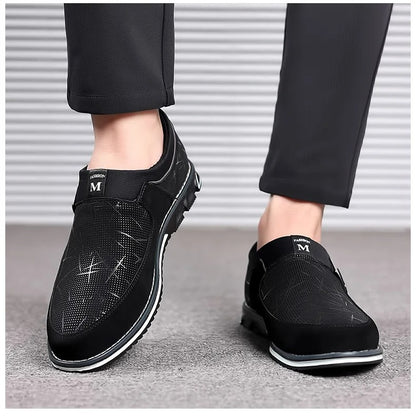 Avslappnade loafers för män