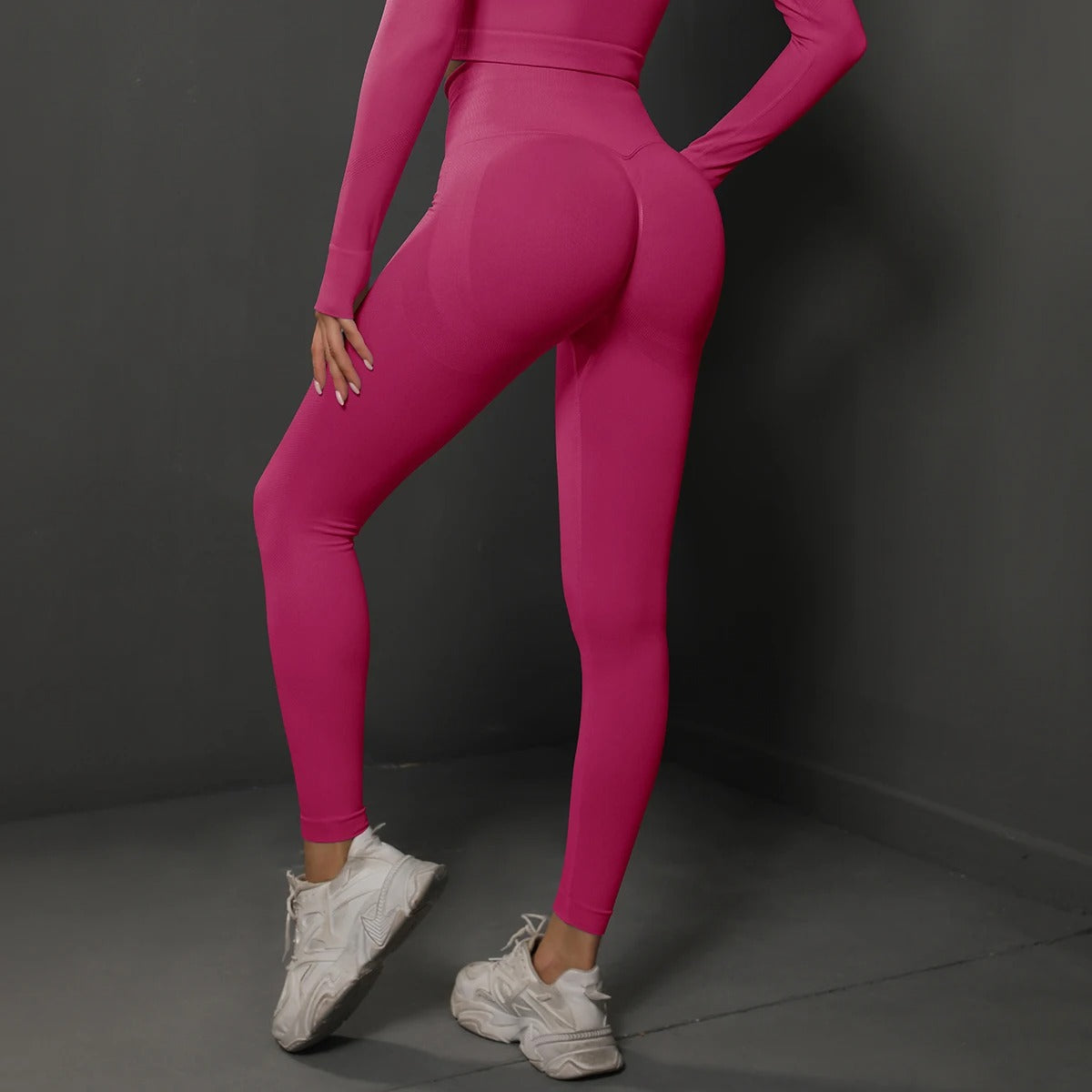 Sömlösa gymleggings för kvinnor