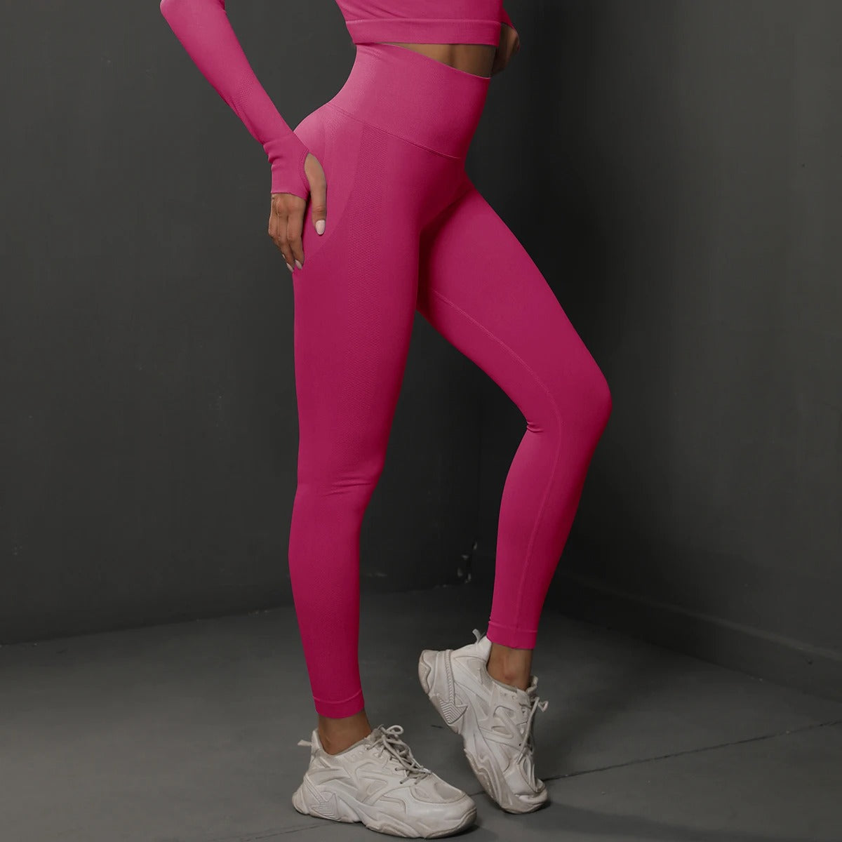 Sömlösa gymleggings för kvinnor