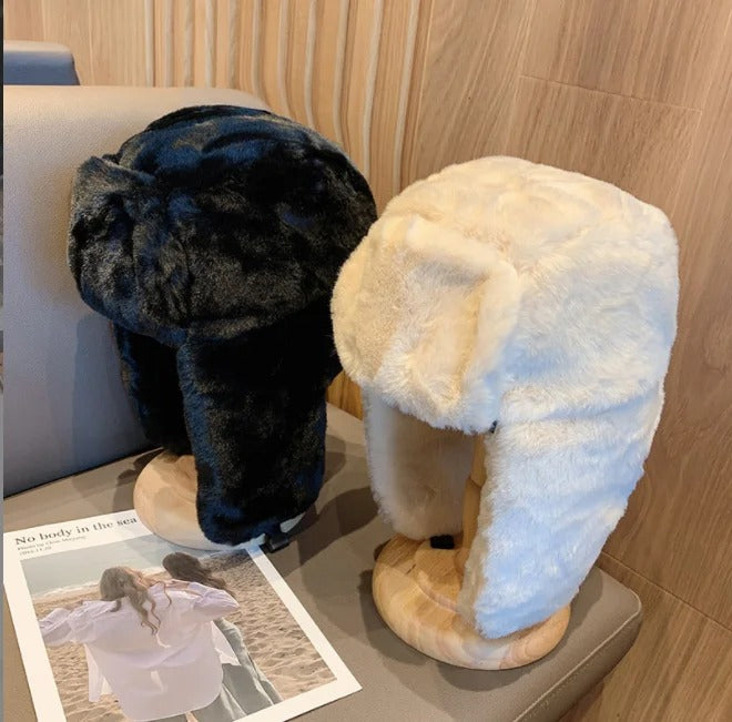 Förtjockad varm mössa för kvinnor