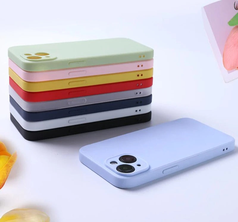 Mjukt bakstycke Silikon iphone fodral
