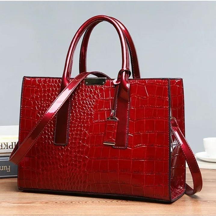 Krokodiltryck Toteväska