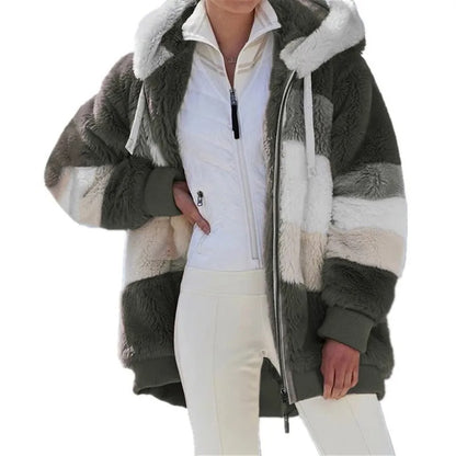 Oversized Hooded Jacket för kvinnor