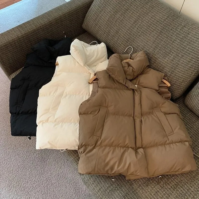 Varm dunväst för kvinnor