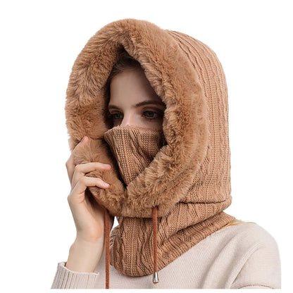 Damstickad Stickad stil Mask Set