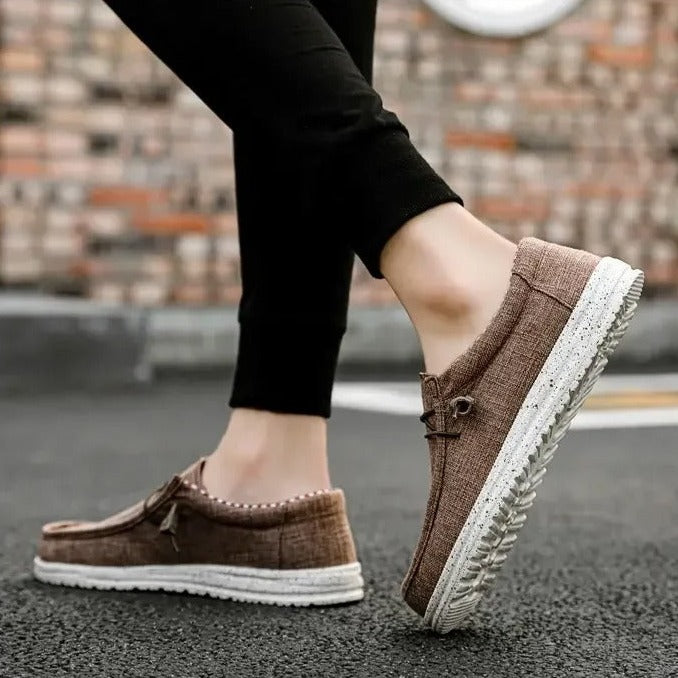 Casual Loafers med snörning för män
