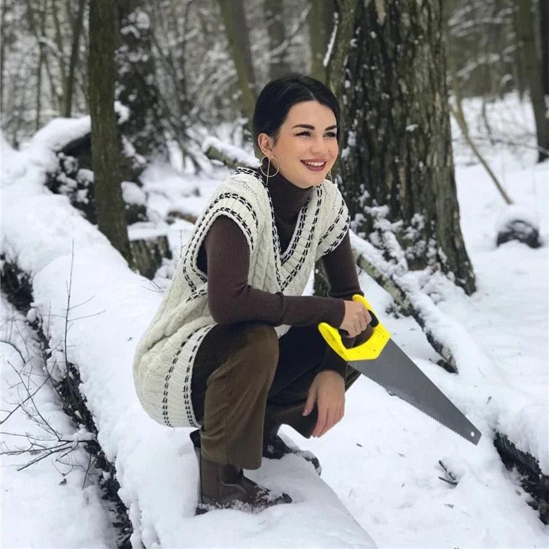 Varma manchesterbyxor för kvinnor