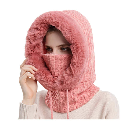 Damstickad Stickad stil Mask Set