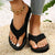 Platta flipflops för kvinnor