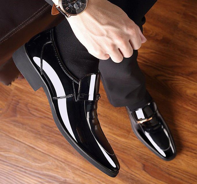 Lyxiga Läderstil Loafers