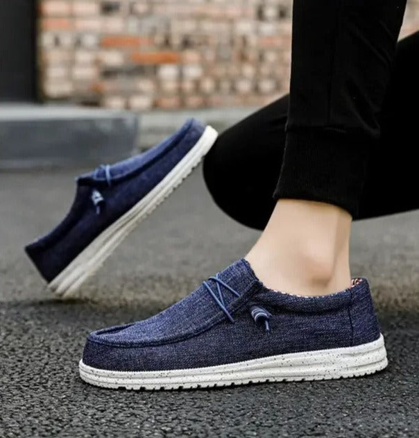 Casual Loafers med snörning för män