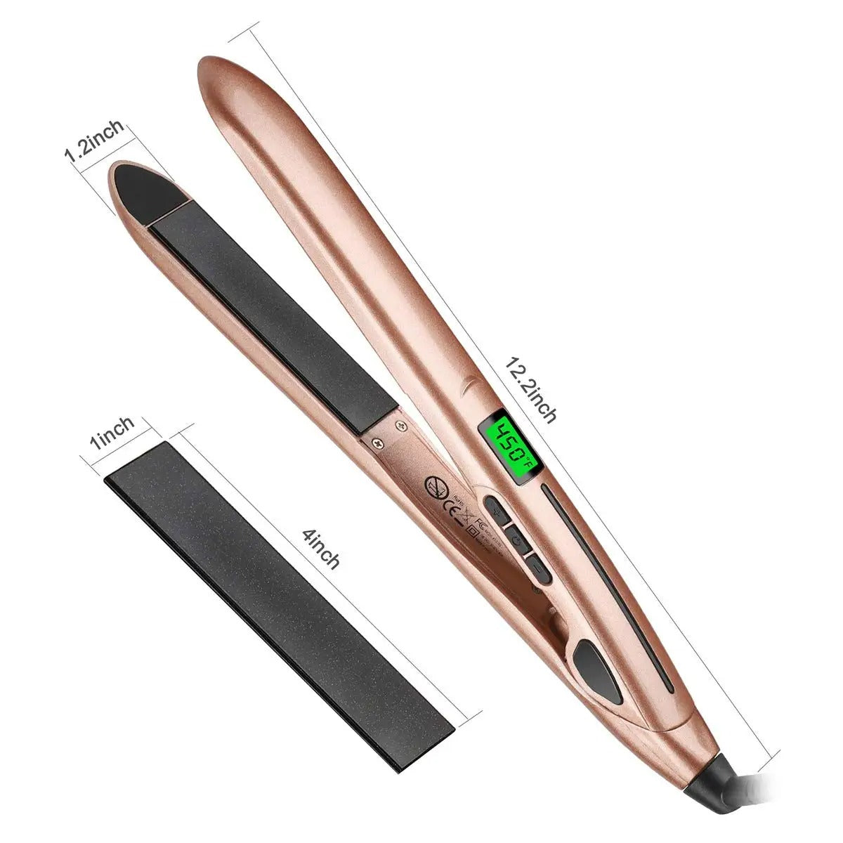 GlamPro | 2-i-1 plattång och papiljotter