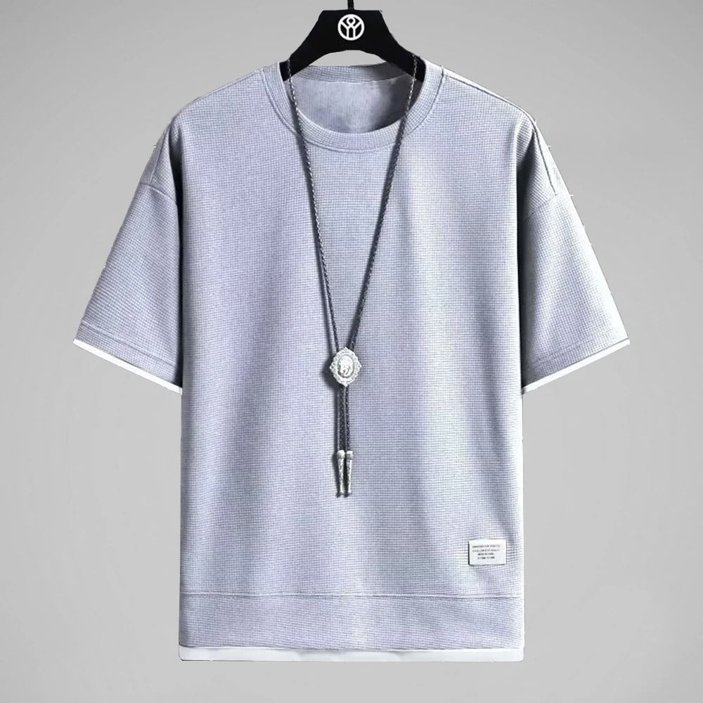 Premium våffel Tshirt för män