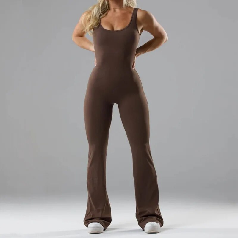 Variant image for Dam Jumpsuit Blommiga Ben Rygglös Polyester-11