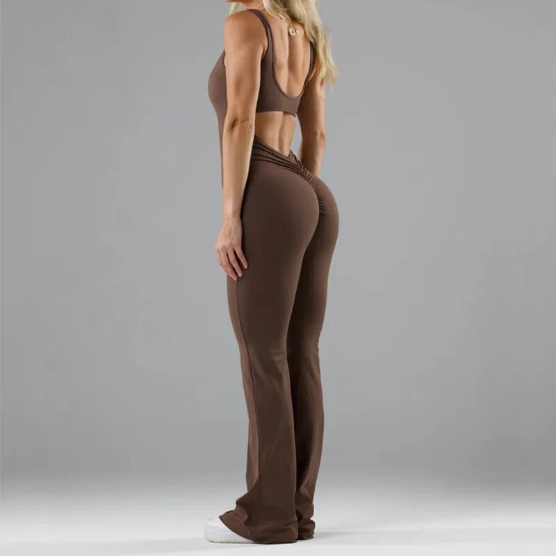 Dam Jumpsuit Blommiga Ben Rygglös Polyester-6