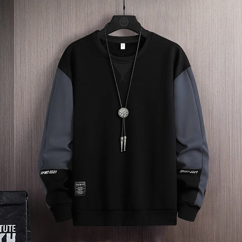 Herr Hoodie Casual Mjuk Polyester 1