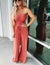 Dam Jumpsuit Axel-Fria Elegant Polyester med Fickor-1