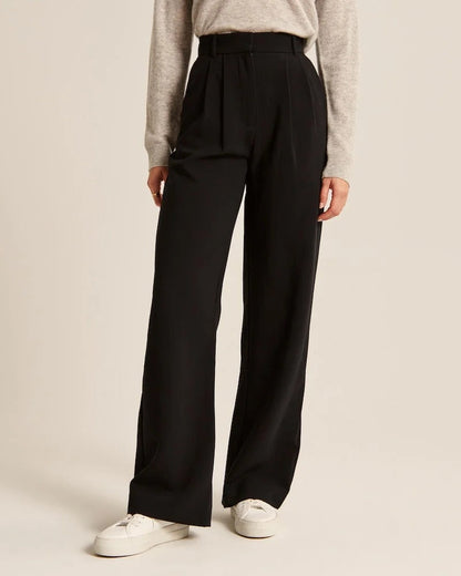 Snygga Byxor Dam Bred Ben Stil Polyester 2