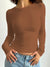 Variant image for Damer Långärmad T-shirt Rund Halsringning 100% Bomull-25