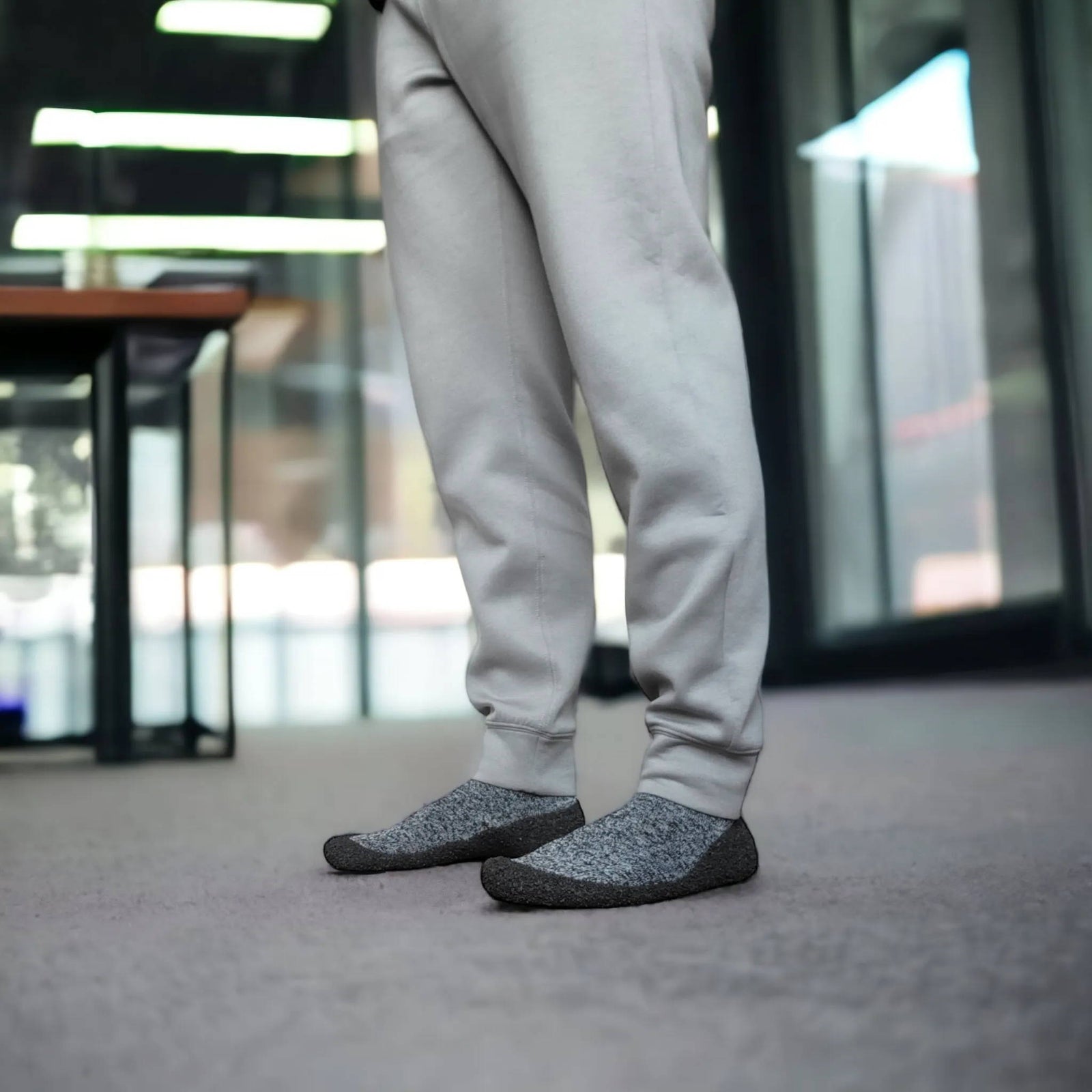 Herrskor Promenadskor Komfortabelt Material Andningsbart Tyg-5