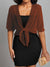 Variant image for Vit Blus Dam Öppen Front Luftig Design i 100% Bomull-4