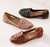 Kvinnors Slipperskor Elegant Hallbara Textilier