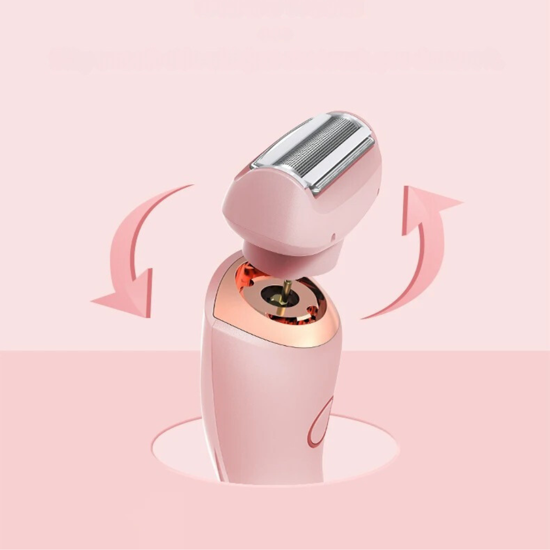 2-i-1 Hårborttagningsepilator | Epilator För Ansikte & Kropp | Smidig Med Display