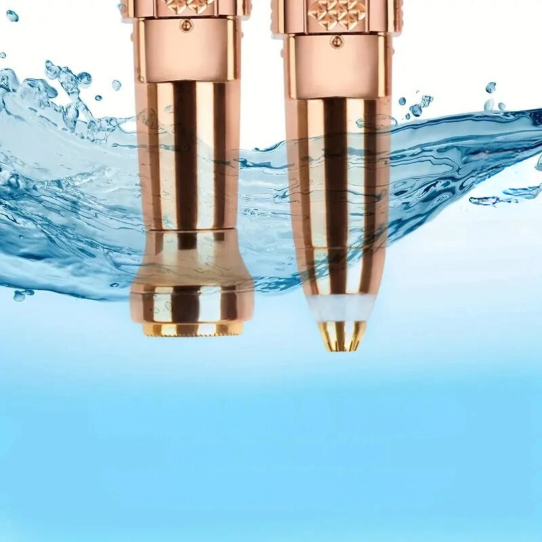 2-i-1 ögonbrynshyvel och hårrakapparat