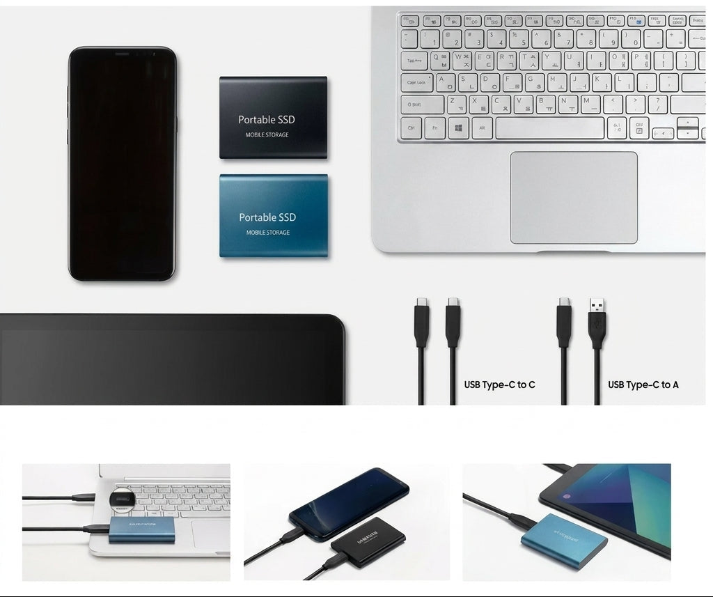 Extern SSD 128 TB Kompakt och Snabb